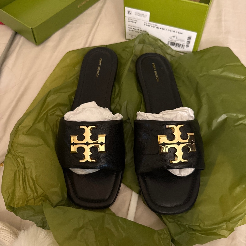Size 11 Tory Burch slides